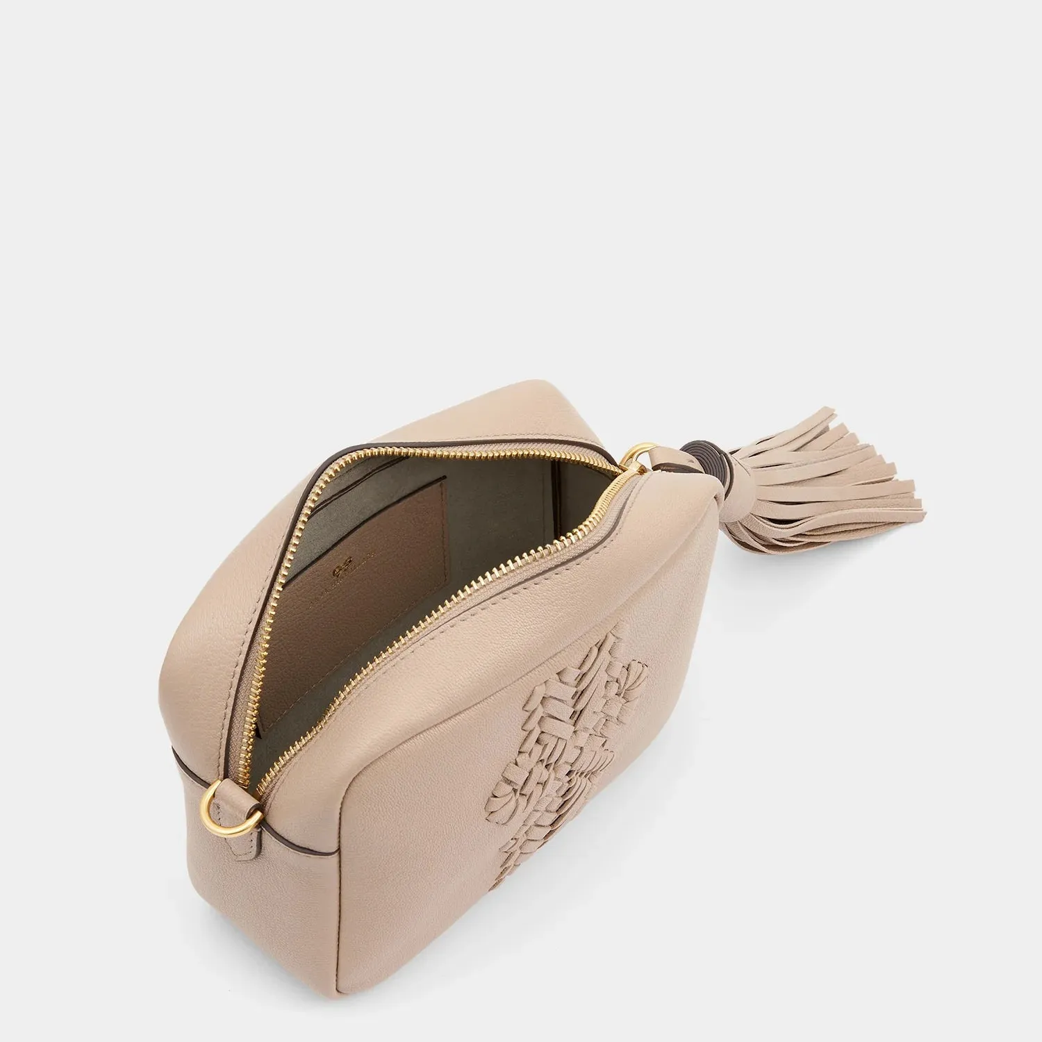 AH The Neeson Tassel Cross Body in Light Nude