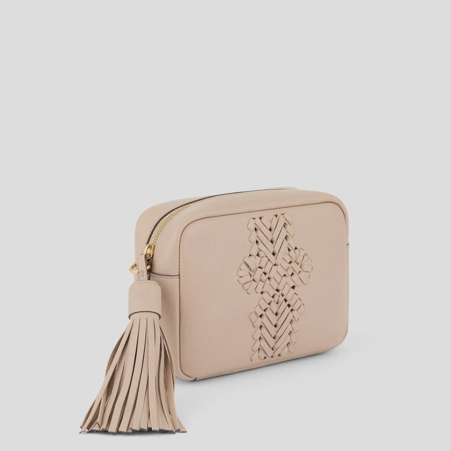 AH The Neeson Tassel Cross Body in Light Nude