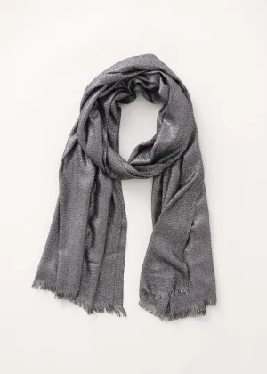 BERTHA SPARKLE SCARF - DARK GREY