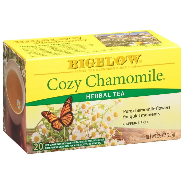 Bigelow - Tea Cozy Chamomile 20 Bags, 0.73 OZ (Pack of 6)