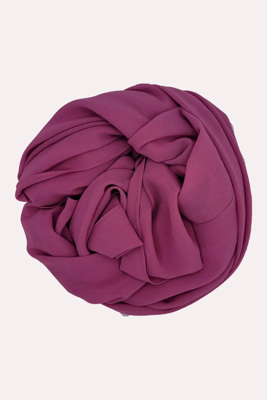 Classic Chiffon Hijab - Magenta