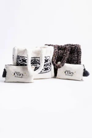 Cozy Plush Tote & Pouch