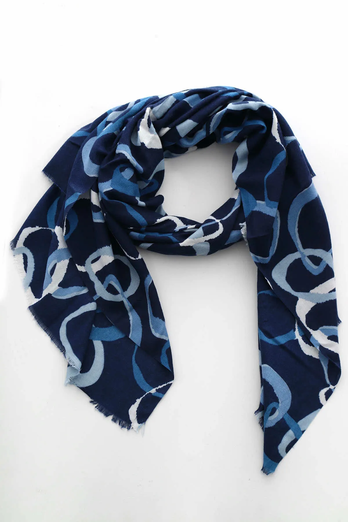 Jasmin Scarf Navy