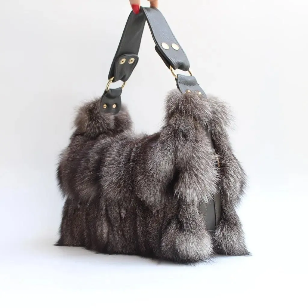 Little Addiction Faux Fur Shoulder Bag