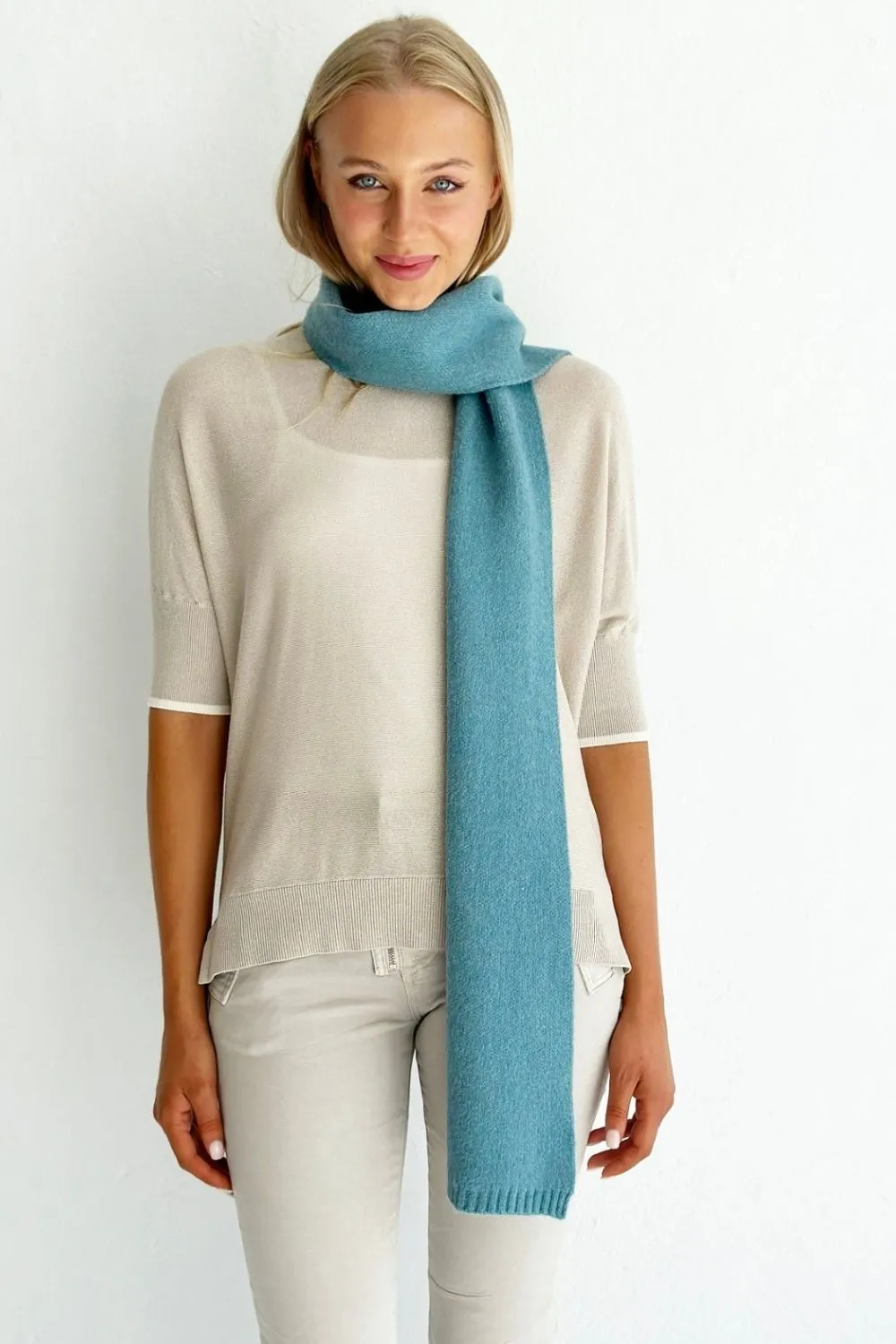 Mosk Josie Scarf - Steel Blue