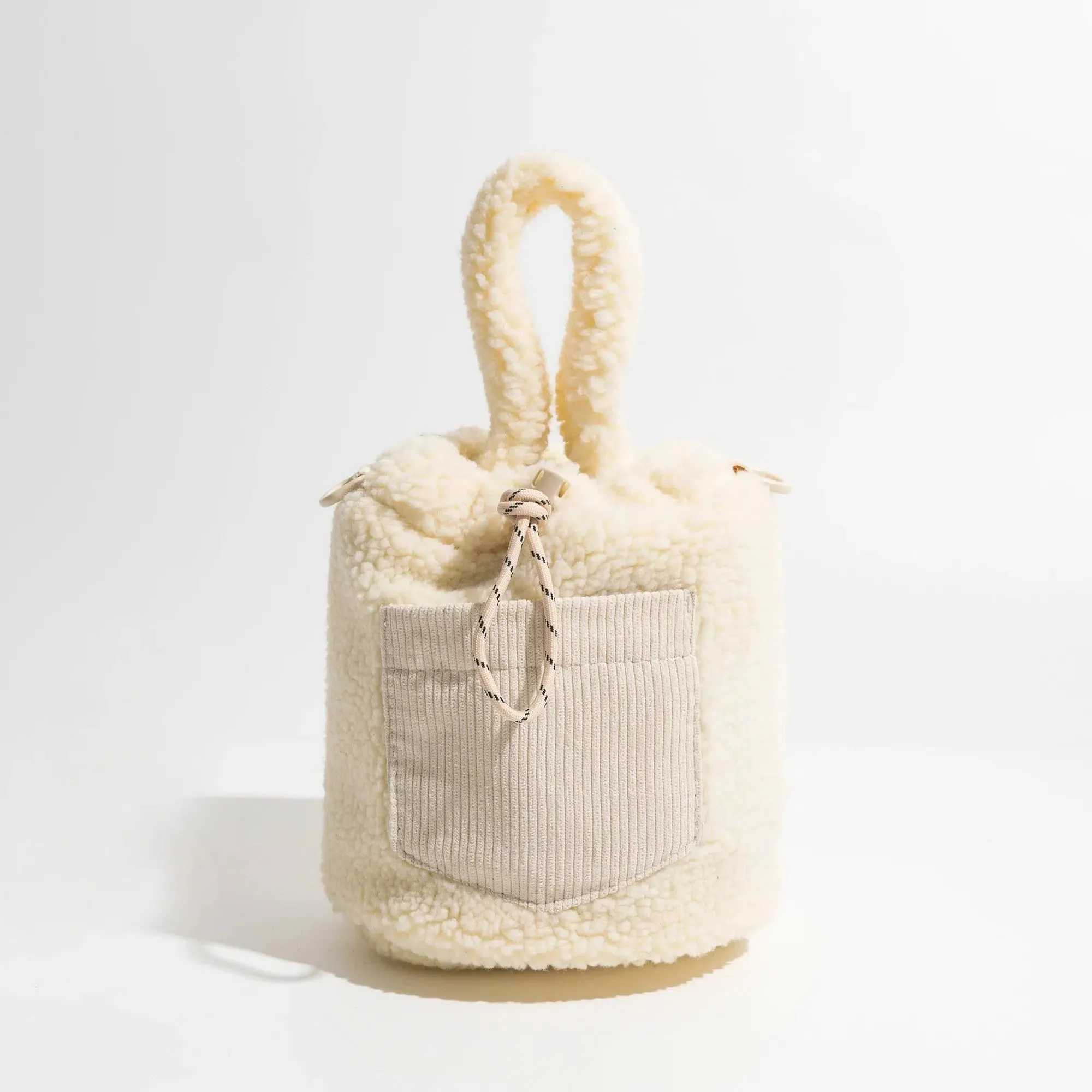 Teddy Pocket Bucket Bag